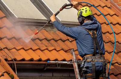 Démoussage et hydrofuge de toiture à Balot